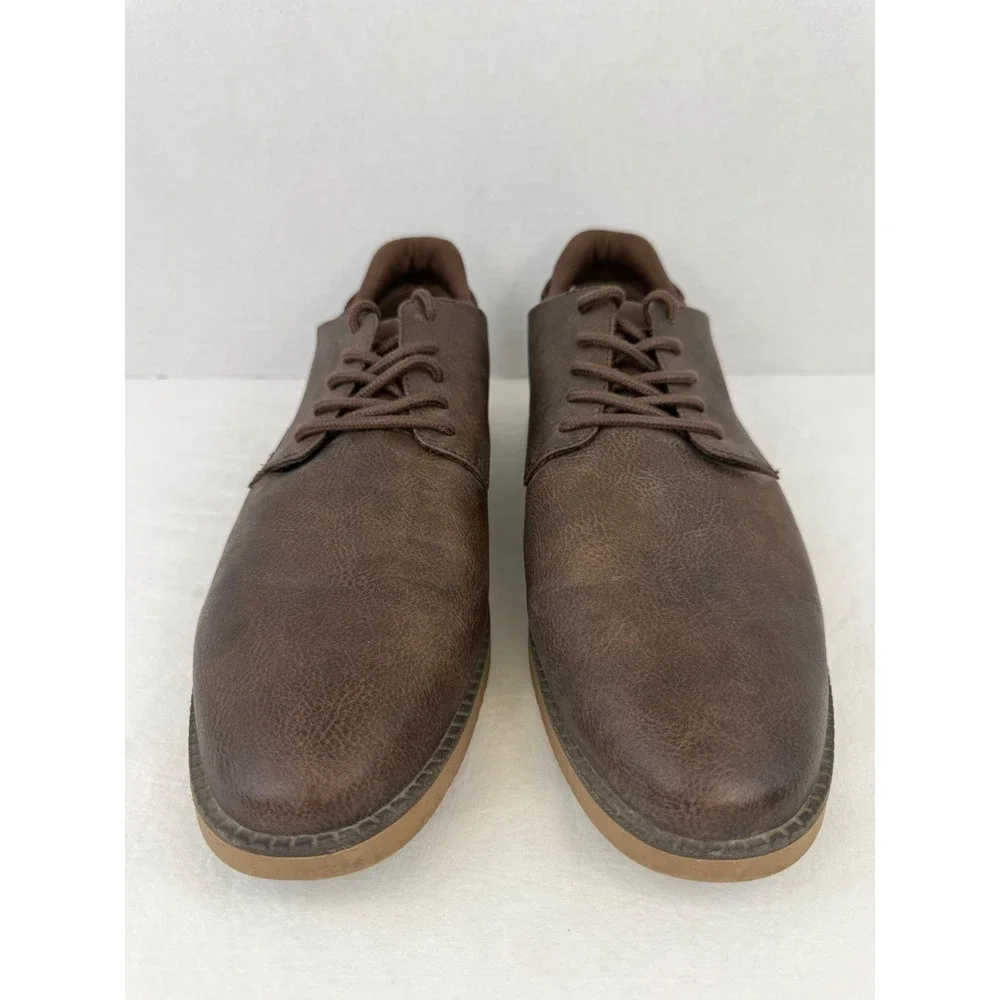Dr. Scholls Mens Sync Oxford Shoes Brown Lace Up Casual Dress Shoes Size 11M‎